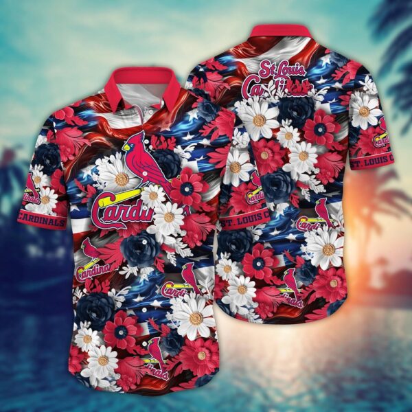 MLB St Louis Cardinals Hawaii Shirt: Independence Day Gear for Stylish Fans