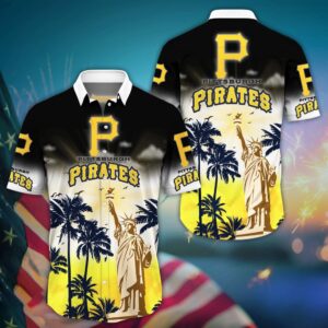 MLB Pittsburgh Pirates Hawaii Shirt: Sunrise to Sunset for Stylish Fans