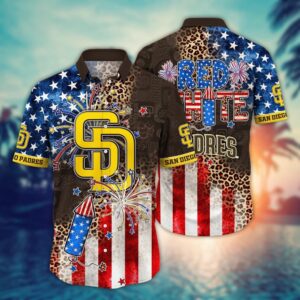 MLB San Diego Padres Hawaii Shirt: Independence Day Aloha for Cool Fans
