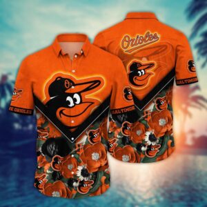 MLB Baltimore Orioles Hawaiian Shirt: Summer Swing for Fans