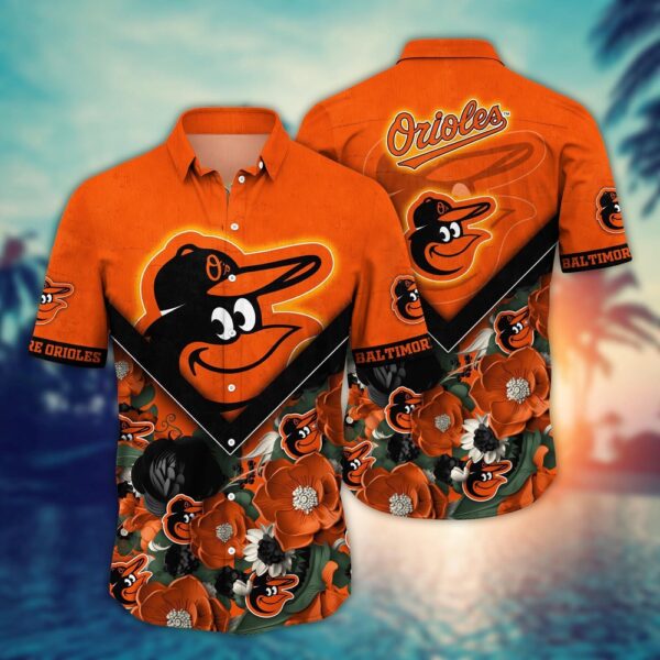 MLB Baltimore Orioles Hawaiian Shirt: Summer Swing for Fans