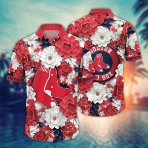 MLB Boston Red Sox Hawaiian Shirt: Aloha Spirit for Sport Fans