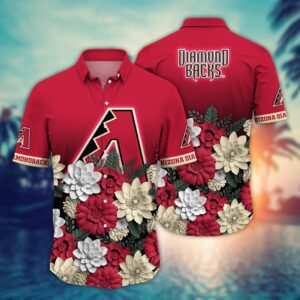 MLB Arizona Diamondbacks Hawaiian Shirt: Hawaiian Heatwave for Sport Fans