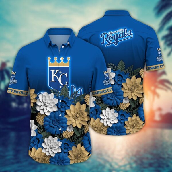 MLB Kansas City Royals Hawaiian Shirt – Perfect for Sport Fans!