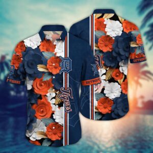 Detroit Tigers Hawaiian Shirt: Floral Fashion Frenzy for MLB Sport Fans
