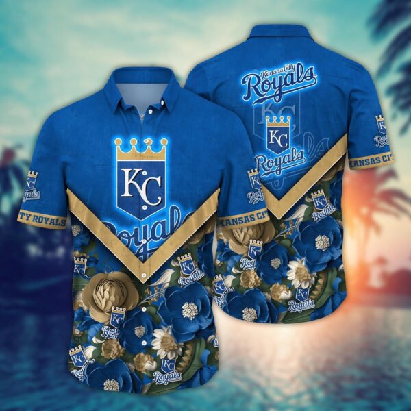 MLB Kansas City Royals Hawaiian Shirt – Summer Swing for Sport Fans