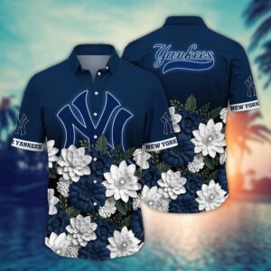 MLB New York Yankees Hawaiian Shirt: Hawaiian Heatwave for Sport Fans
