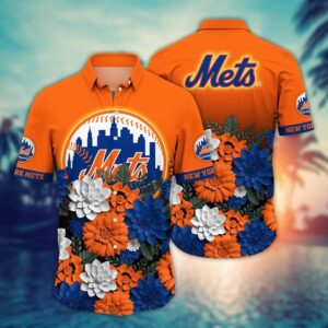 MLB New York Mets Hawaiian Shirt: Perfect for Sport Fans!
