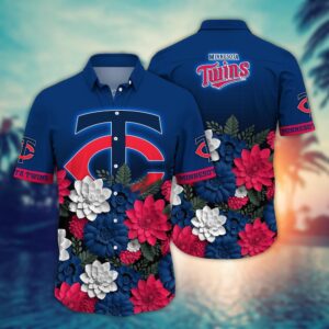MLB Minnesota Twins Hawaiian Shirt - Perfect for Sports Fans!