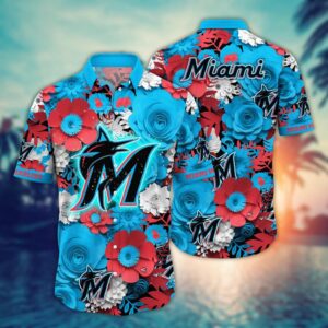 Miami Marlins Hawaiian Shirt: Diamond Dreams for Sport Fans – MLB Official Gear