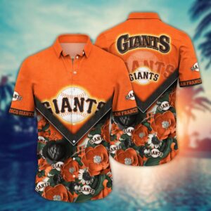 MLB San Francisco Giants Hawaiian Shirt - Perfect Summer Gear for Sports Fans!