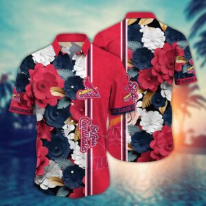 MLB St Louis Cardinals Hawaiian Shirt: Floral Fashion Frenzy for Sport Fans