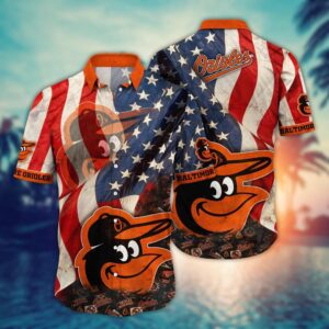 Baltimore Orioles Hawaiian Shirt: Swing into Chic Fan Style with Floral Design