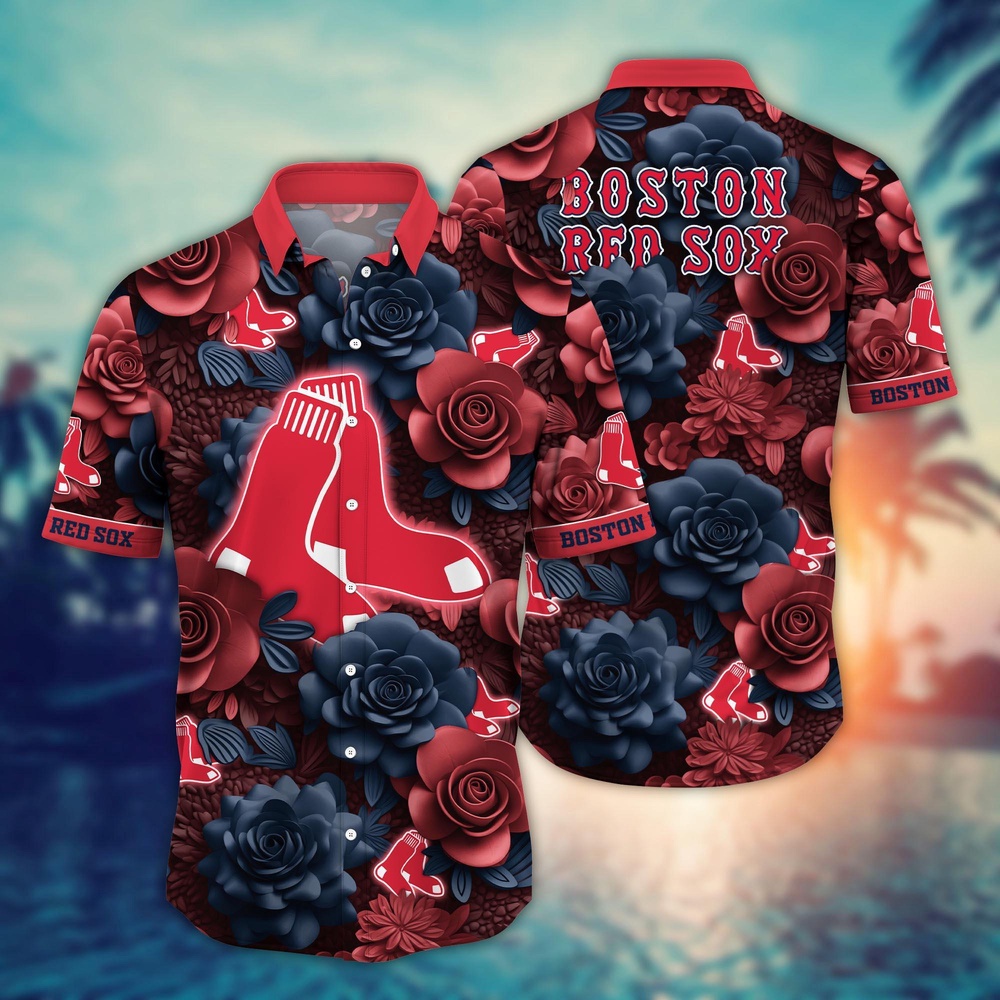 MLB Boston Red Sox Hawaiian Shirt: Aloha Style Unleashed for Fans MLB Boston Red Sox Hawaiian Shirt: Aloha Style Unleashed for Fans