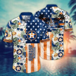 MLB Houston Astros Hawaiian Shirt: Flower Home Run Threads for Fans