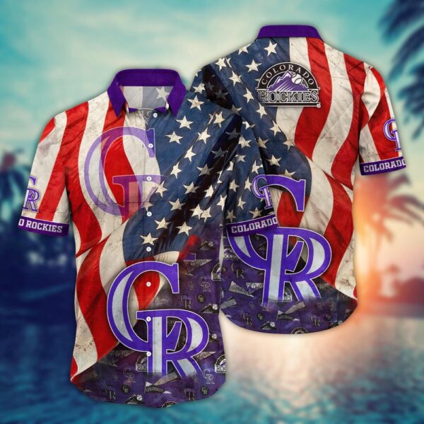 MLB Colorado Rockies Hawaiian Shirt: Embrace Hawaiian Chic for Fans