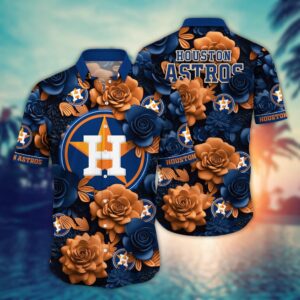 Houston Astros Hawaiian Shirt: Flower Aloha Style Unleashed for Fans