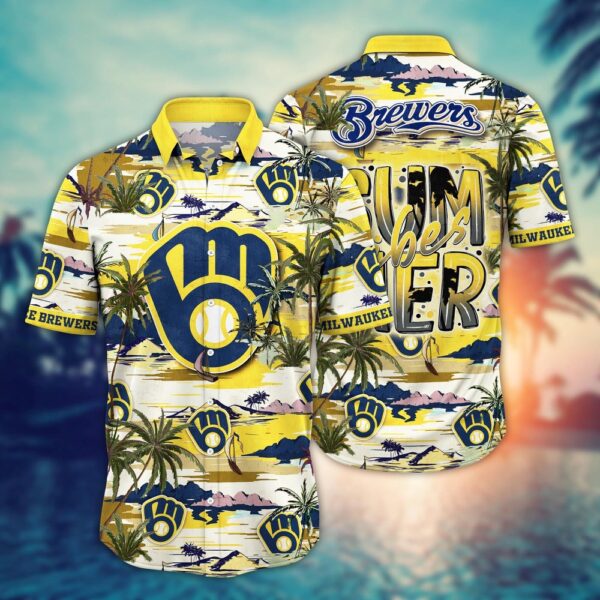 MLB Milwaukee Brewers Hawaiian Shirt – Hawaiian Flair for Fans