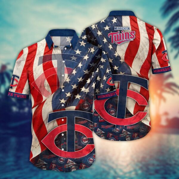 Minnesota Twins Hawaiian Shirt: Swing into Summer with Floral MLB Style!