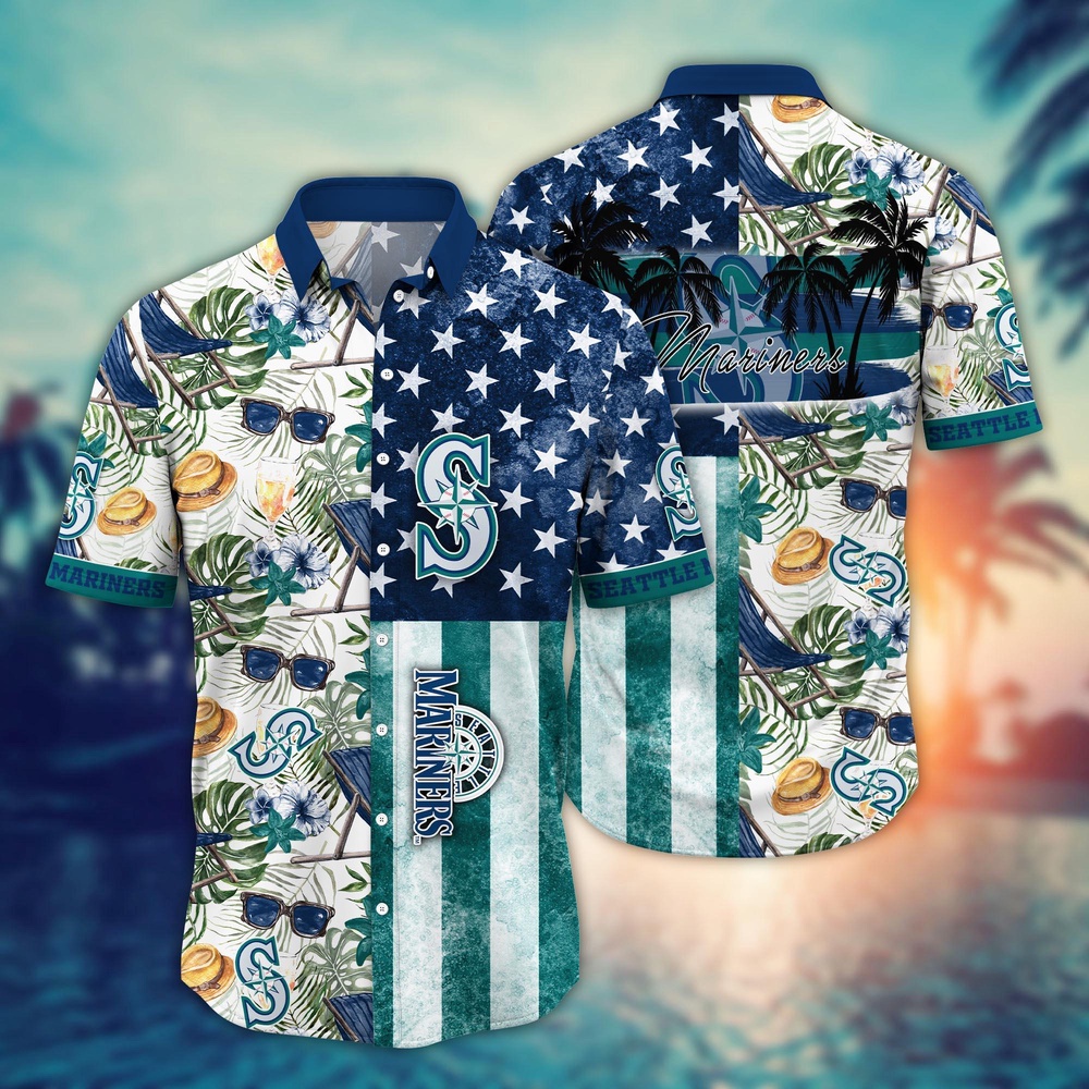 MLB Seattle Mariners Hawaiian Shirt: Flower Home Run Threads for Fans MLB Seattle Mariners Hawaiian Shirt: Flower Home Run Threads for Fans