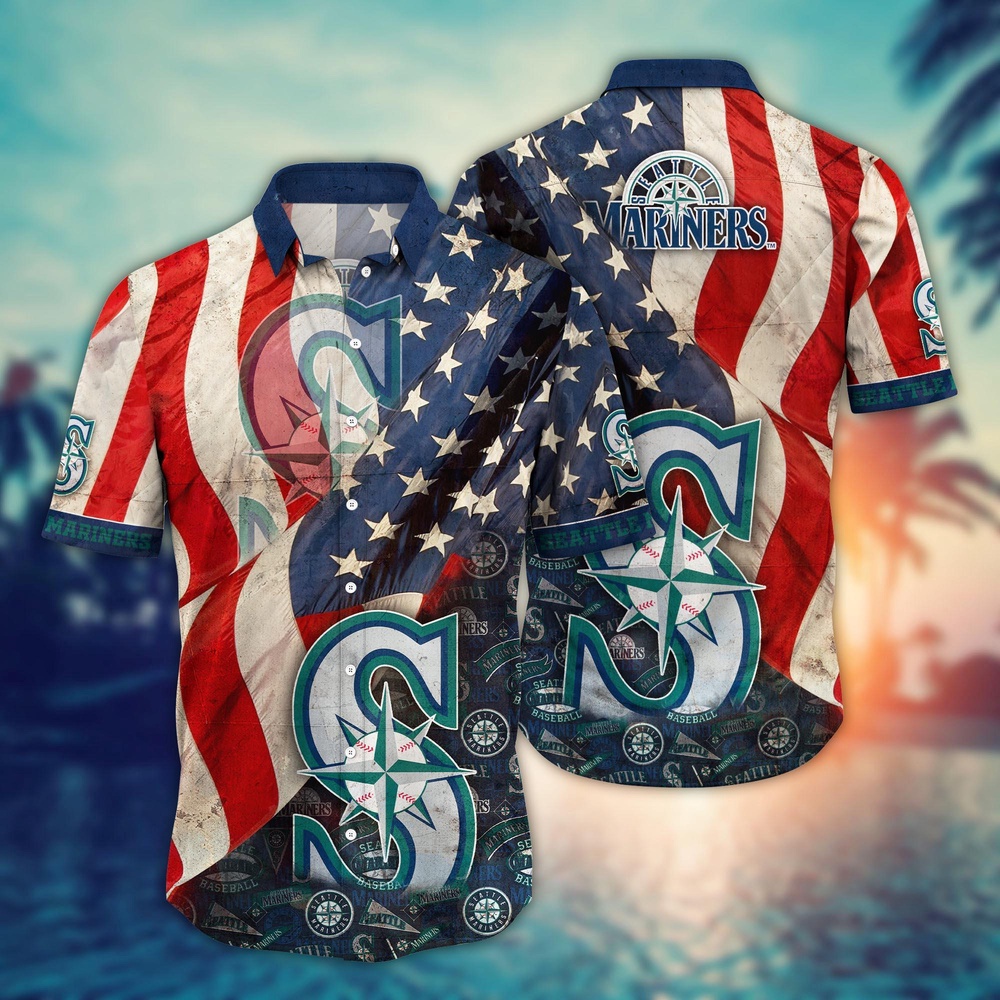 Seattle Mariners Hawaiian Shirt: Swing into Hawaiian Chic for MLB Fans Seattle Mariners Hawaiian Shirt: Swing into Hawaiian Chic for MLB Fans
