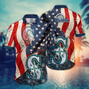 Seattle Mariners Hawaiian Shirt: Swing into Hawaiian Chic for MLB Fans