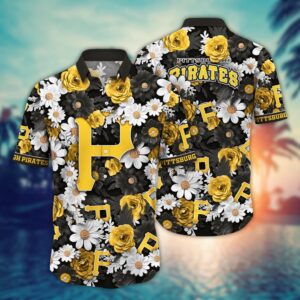 Pittsburgh Pirates MLB Hawaiian Shirt: Floral Fusion Fashion for Fans