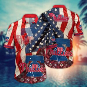MLB Philadelphia Phillies Hawaiian Shirt: Swing into Chic Hawaiian Style for Fans