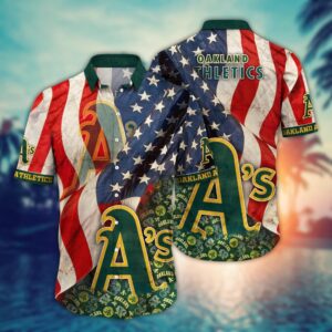 MLB Oakland Athletics Hawaiian Shirt: Swing into Chic Tropical Style for Fans