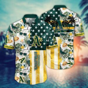 Oakland Athletics Hawaiian Shirt: Official MLB Flower Home Run Threads for Fans