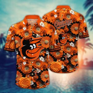 MLB Baltimore Orioles Hawaiian Shirt: Stylish Fan Fashion Statement