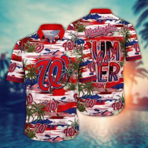 MLB Washington Nationals Hawaiian Shirt: Flower Grand Slam for Fans