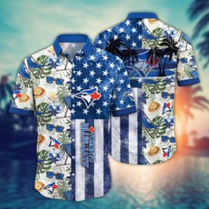 Toronto Blue Jays Hawaiian Shirt: Flower Home Run Threads for Fans – MLB Merchandise