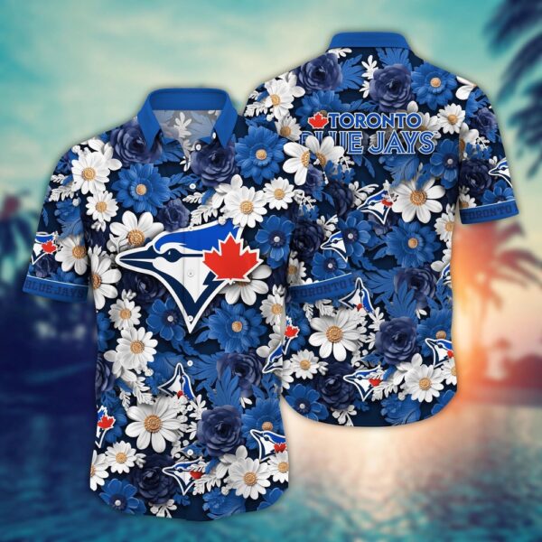 MLB Toronto Blue Jays Hawaiian Shirt: Floral Fusion Fashion For Fans