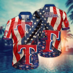MLB Texas Rangers Hawaiian Shirt: Swing into Chic Fan Fashion
