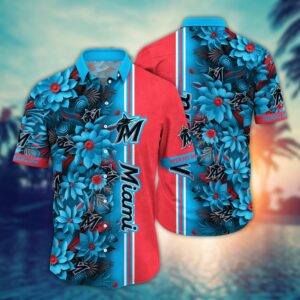 Miami Marlins Hawaiian Shirt: Steal Bases Steal Show - Perfect for Fans!