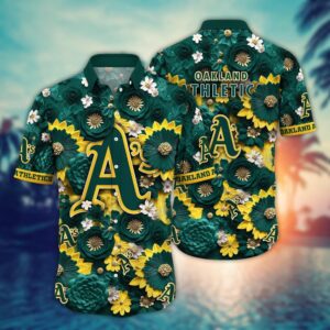 MLB Oakland Athletics Hawaiian Shirt: Trending Fashion Choice for Fans
