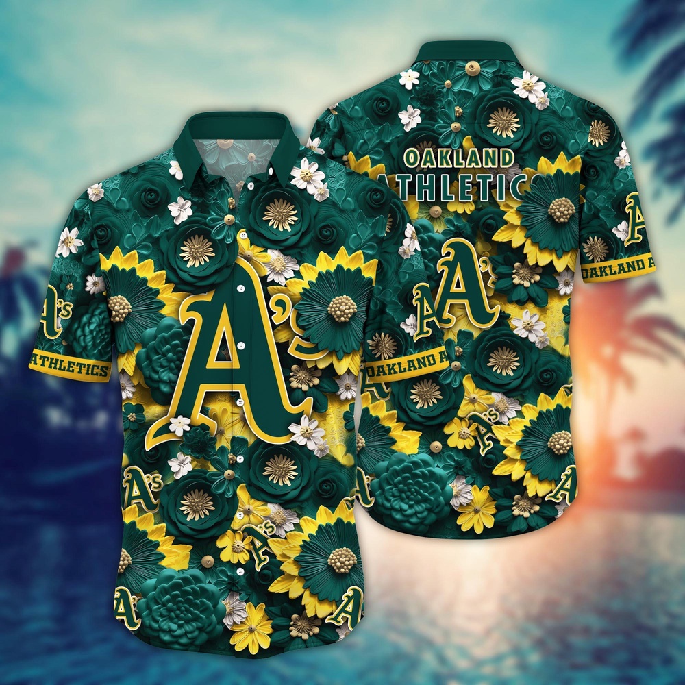 MLB Oakland Athletics Hawaiian Shirt: Trending Fashion Choice for Fans MLB Oakland Athletics Hawaiian Shirt: Trending Fashion Choice for Fans