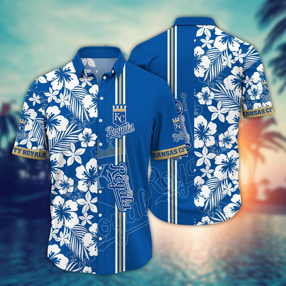 MLB Kansas City Royals Hawaiian Shirt: Perfect Summer Attire for Sports Fans MLB Kansas City Royals Hawaiian Shirt: Perfect Summer Attire for Sports Fans