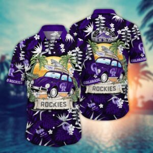 MLB Colorado Rockies Hawaiian Shirt – Perfect for Sports Fans in Summer Heatwave