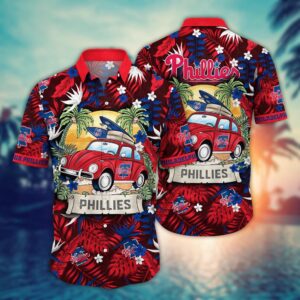 MLB Philadelphia Phillies Hawaiian Shirt – Perfect Summer Gear for Sports Fans