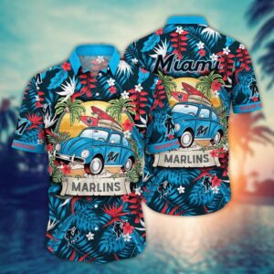 MLB Miami Marlins Hawaiian Shirt: Perfect Summer Gear for Sports Fans