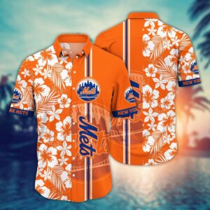 MLB New York Mets Hawaiian Shirt: Summer Swing for Sports Fans