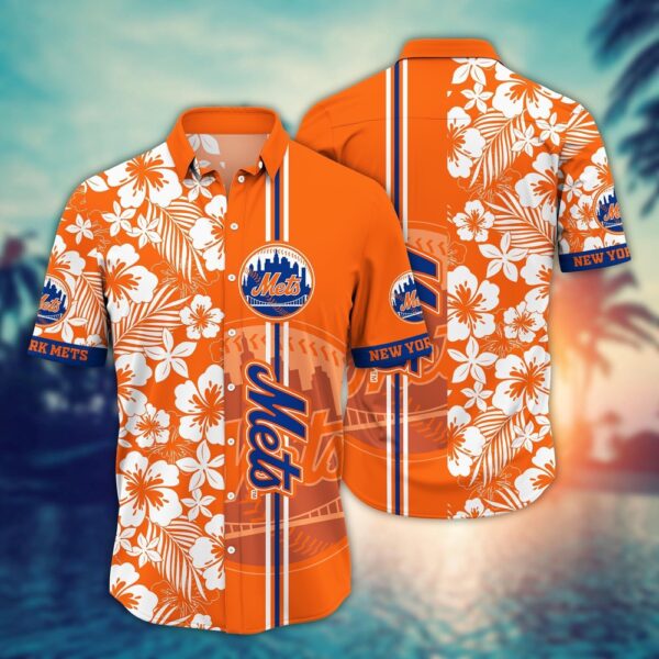MLB New York Mets Hawaiian Shirt: Summer Swing for Sports Fans