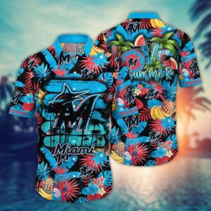 Miami Marlins Hawaiian Shirt: Perfect Pitch Style for MLB Sports Fans