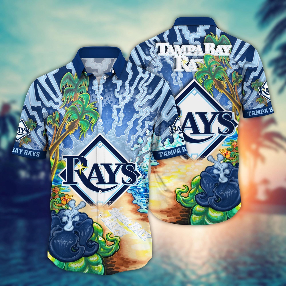 MLB Tampa Bay Rays Hawaiian Shirt: Diamond Dreamscape for Sports Fans MLB Tampa Bay Rays Hawaiian Shirt: Diamond Dreamscape for Sports Fans