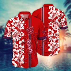 MLB Washington Nationals Hawaiian Shirt: Perfect Summer Style for Sports Fans