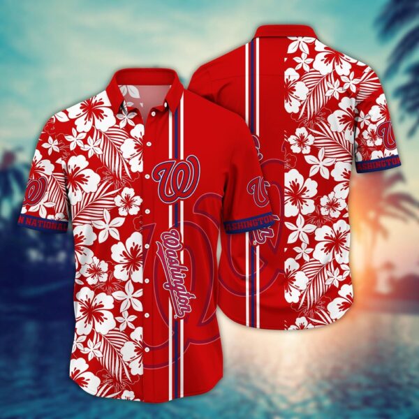 MLB Washington Nationals Hawaiian Shirt: Perfect Summer Style for Sports Fans