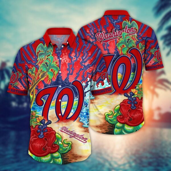 MLB Washington Nationals Hawaiian Shirt – Diamond Dreamscape for Sports Fans
