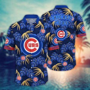 MLB Chicago Cubs Hawaiian Shirt: Floral Symphony Fan Gift